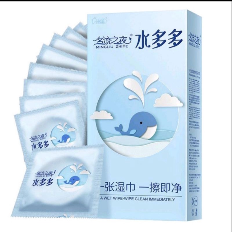 Bao cao su Cá heo nhiều bôi trơn gốc nước hộp 100c