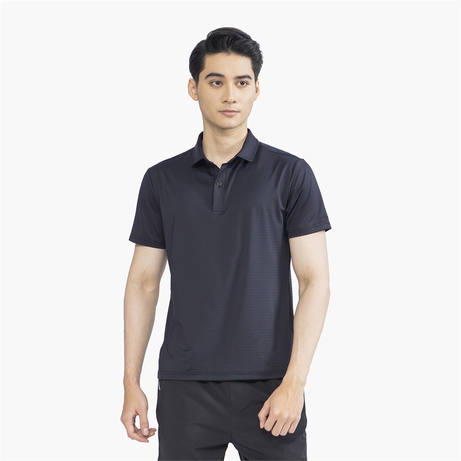 Áo thun polo nam Aristino APS091S2 phông ngắn tay cổ bẻ dáng slim fit ôm nhẹ dệt phối họa tiết vải polyester thể thao