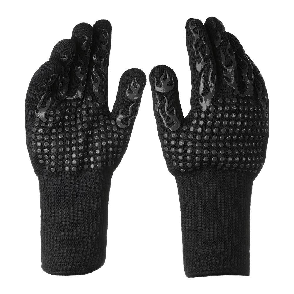 OKDEALS 1 Găng Tay Chống Cháy Nướng BBQ Xoay 800 Độ