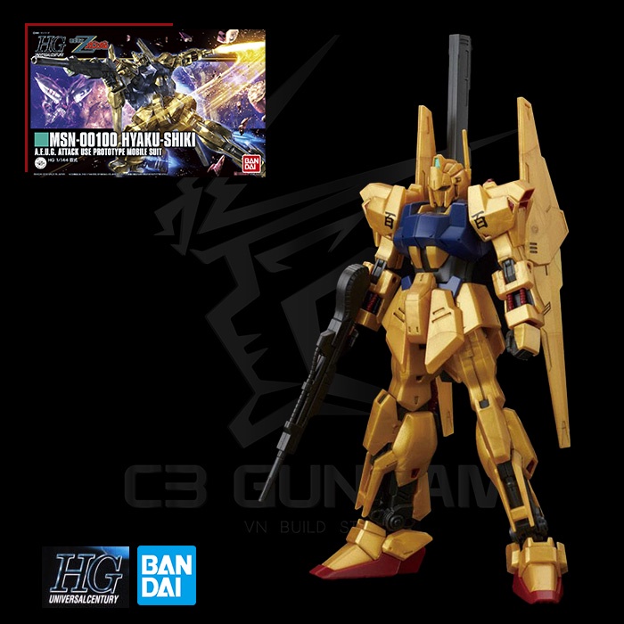 MÔ HÌNH GUNDAM BANDAI HG 1/144 MSN-00100 HYAKU SHIKI REVIVE HGUC