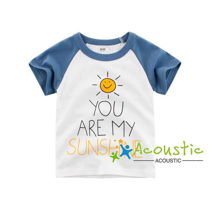 Áo Thun Cổ Tròn Cho Bé Trai