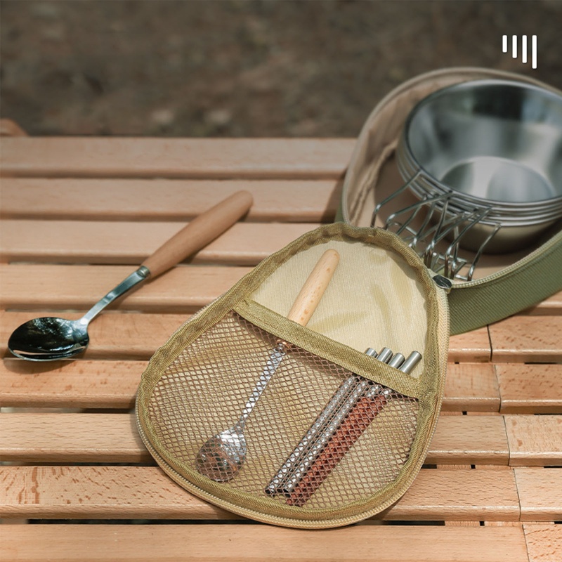 Túi Vải Oxford Sức Chứa Lớn Dùng Đựng Cốc / Dụng Cụ Ăn Uống Cho Cắm Trại Sierra