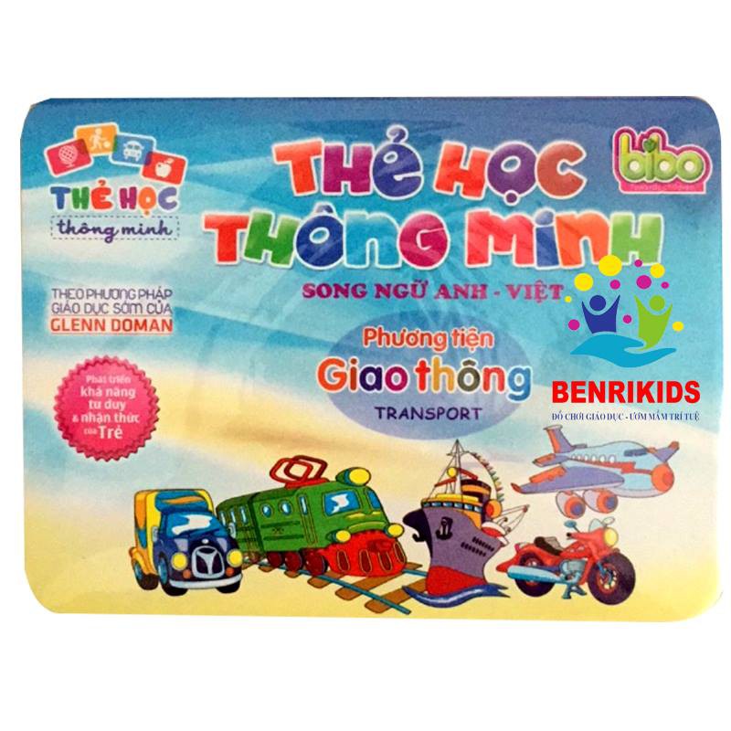 Thẻ Học Thông Minh Theo Phương Pháp Glenn Doman Chủ Đề Giao Thông