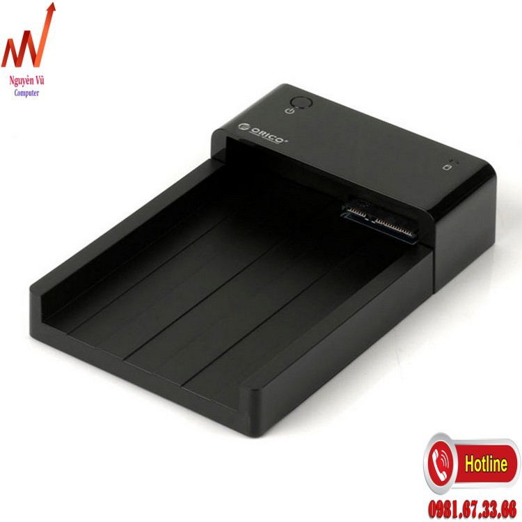 [Giá Siêu Rẻ]Đế ổ cứng (Docking) 1 khe cắm: 3.5" và 2.5" SATA 3 USB 3.0- 6518US3