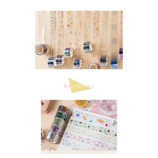 Washitape set hình dán Trong