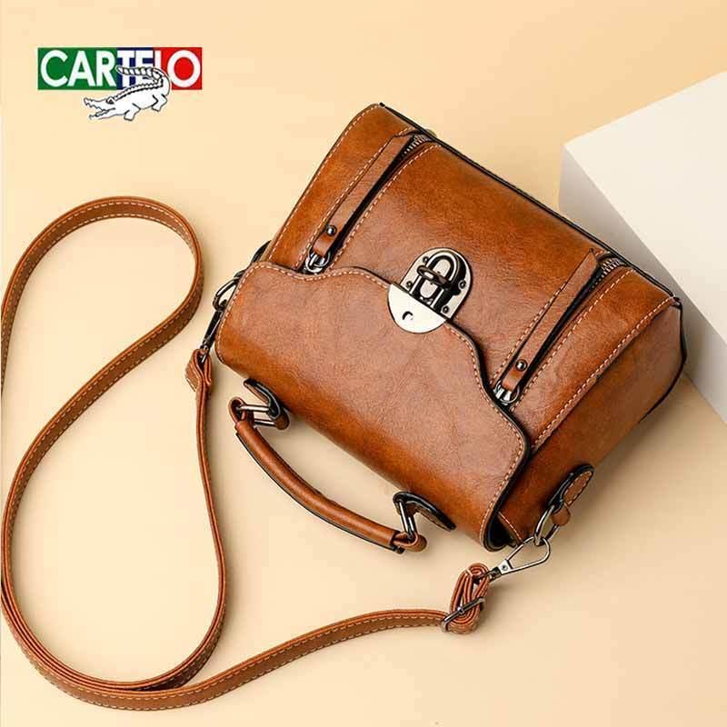 Túi Xách Da Cá Sấu Mềm Phong Cách retro Thời Trang 2022 Cho Nữ