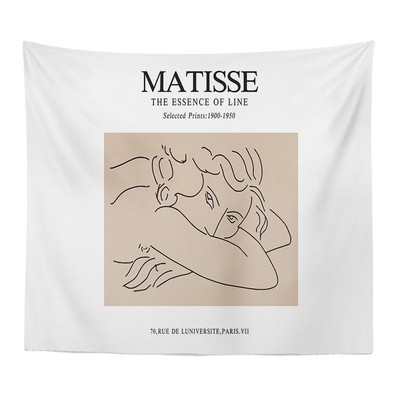 Tranh vải Matisse art cô gái nằm nghiêng