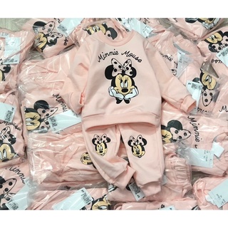 Bộ minnie hồng HM bé gái xuất dư