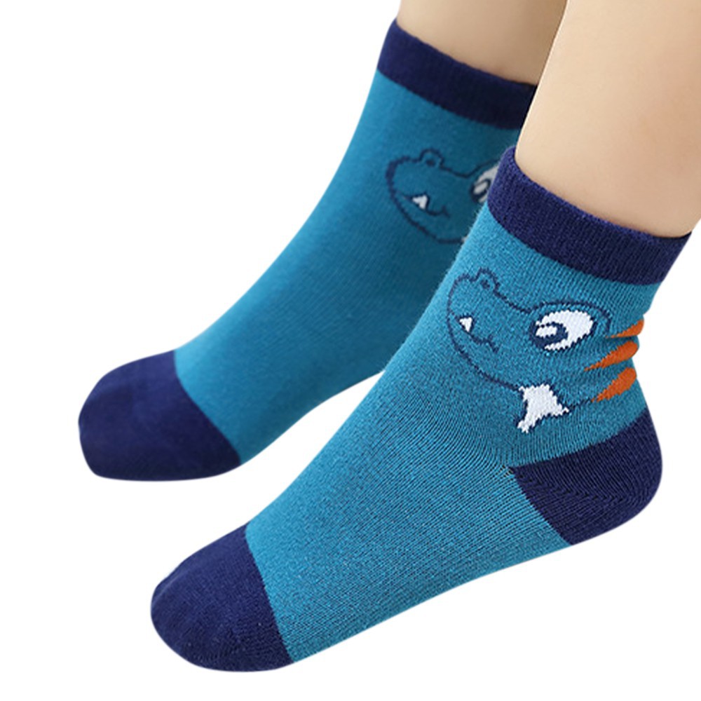 1 Đôi Tất Chống Trượt In Hình Hoạt Hình Dễ Thương Cho Bé Gái