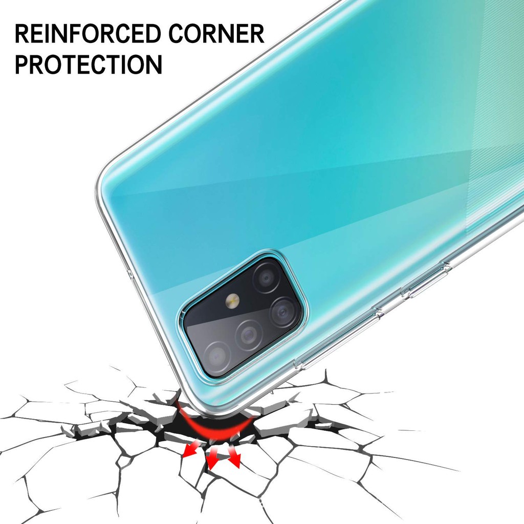 Ốp lưng Silicon TPU mềm trong suốt dành cho Samsung Galaxy A51 A 51 GalaxyA51