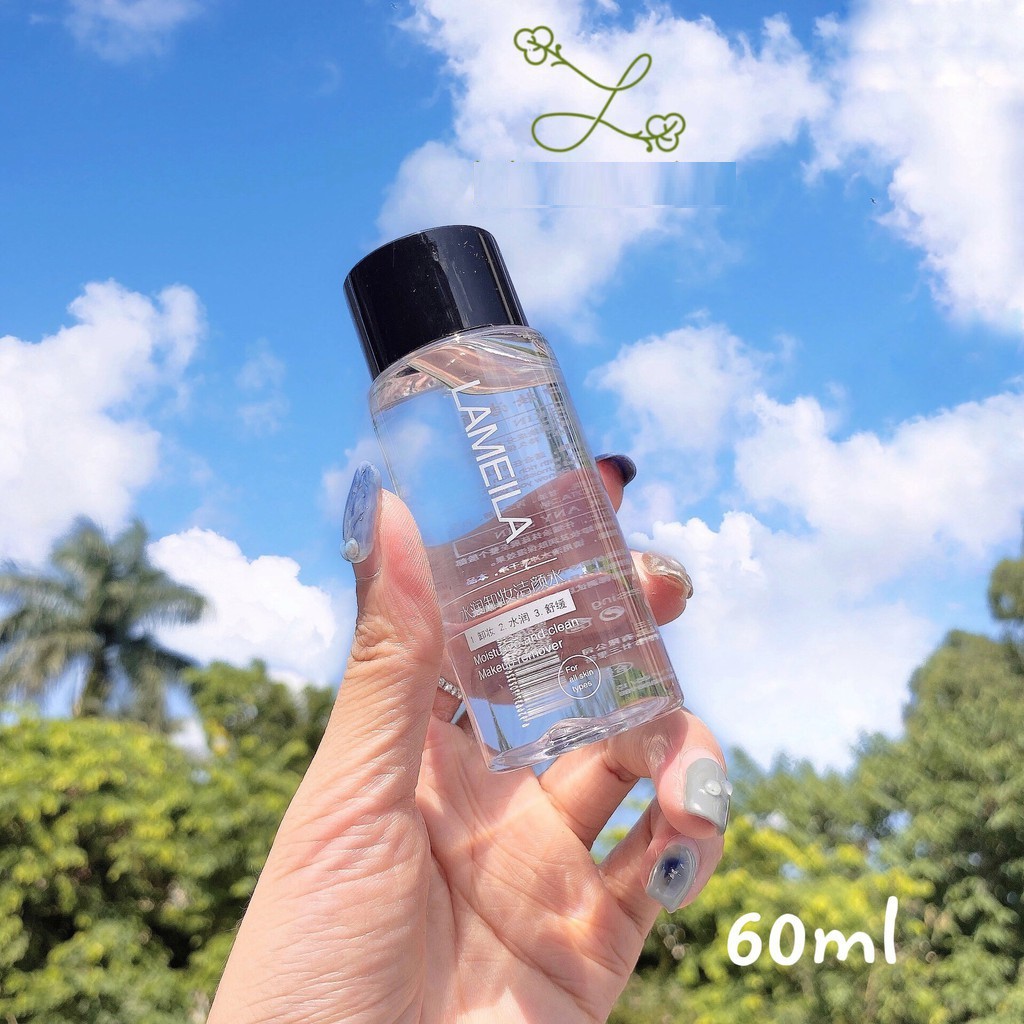 Nước tẩy trang siêu sạch da Lameila Moisturize And Clean Makeup Remover chai 60ml - Hanayuki Asia