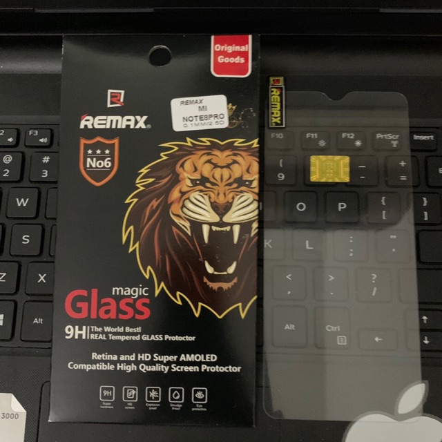Kính cường lực 2.5D Remax cho Redmi Note 8 Pro