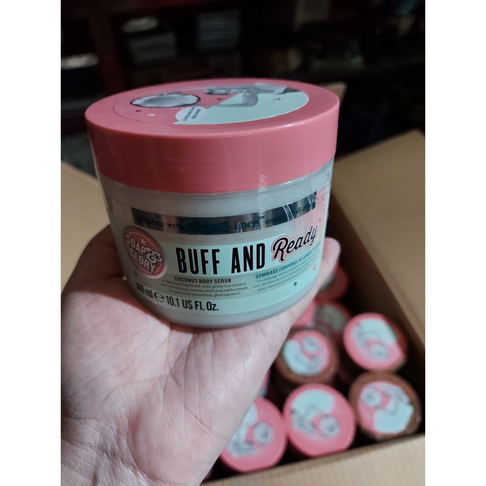 Tẩy Da Chết Toàn Thân Soap And Glory Magnificoco Buff And Ready Coconut Body Scrub 300ml
