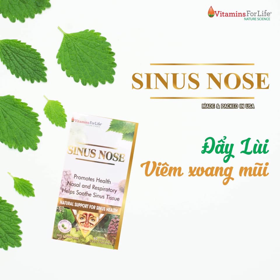 Sinus Nose - Hỗ trợ viêm xoang, viêm mũi dị ứng