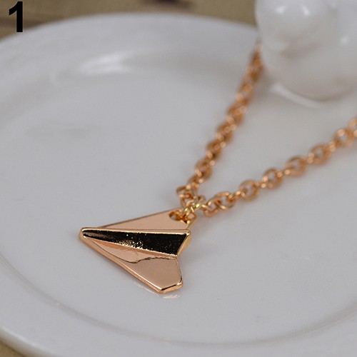 Vòng cổ Nam Thời Trang Hình Máy Bay Giấy Độc Đáo