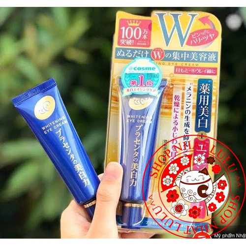 KEM DƯỠNG MẮT MEISHOKU WHITENING EYE CREAM NHẬT BẢN