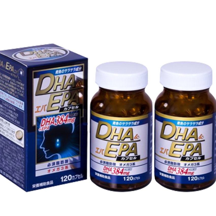 Viên Bổ Não Sáng Mắt DHA EPA Soft Capsule giúp hỗ trợ giảm cholesterol & trigyceride máu 120v , Thuocviet24h