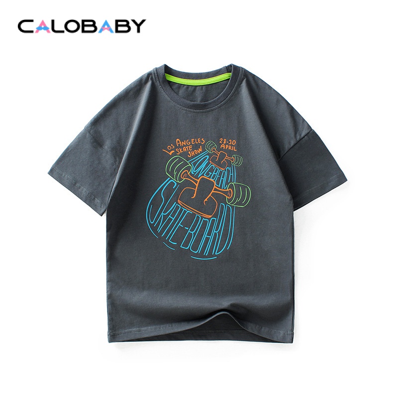 Áo Thun Cotton Tay Ngắn Phong Cách Hàn Quốc Thời Trang Mùa Hè Mới Cho Bé Trai