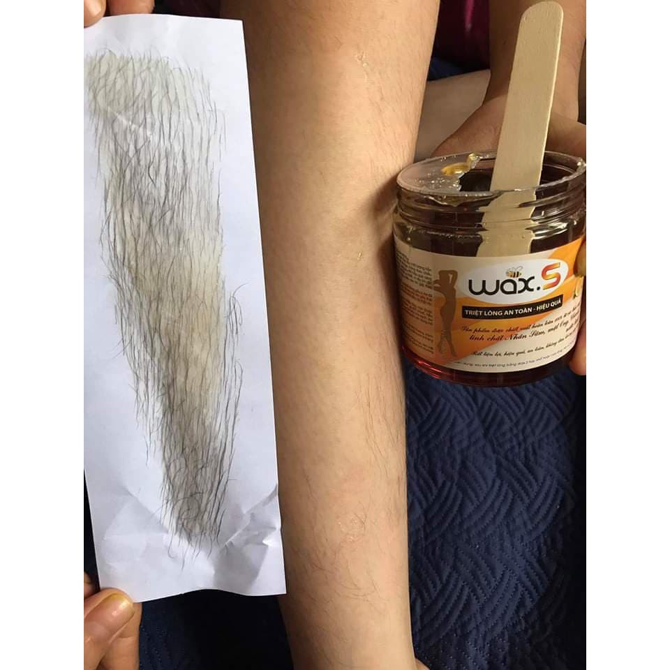 Sáp Wax Triệt Lông Mật Ong Nhân Sâm Hủ 350gr _WAX S ( Tặng Kèm Dụng Cụ Wax) | BigBuy360 - bigbuy360.vn