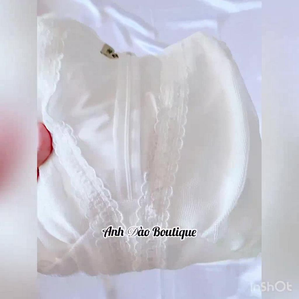Váy đầm dự tiệc sang trọng maxi trắng cổ V tay dài chất ren nhập cao cấp V0021 freesize LAN | BigBuy360 - bigbuy360.vn