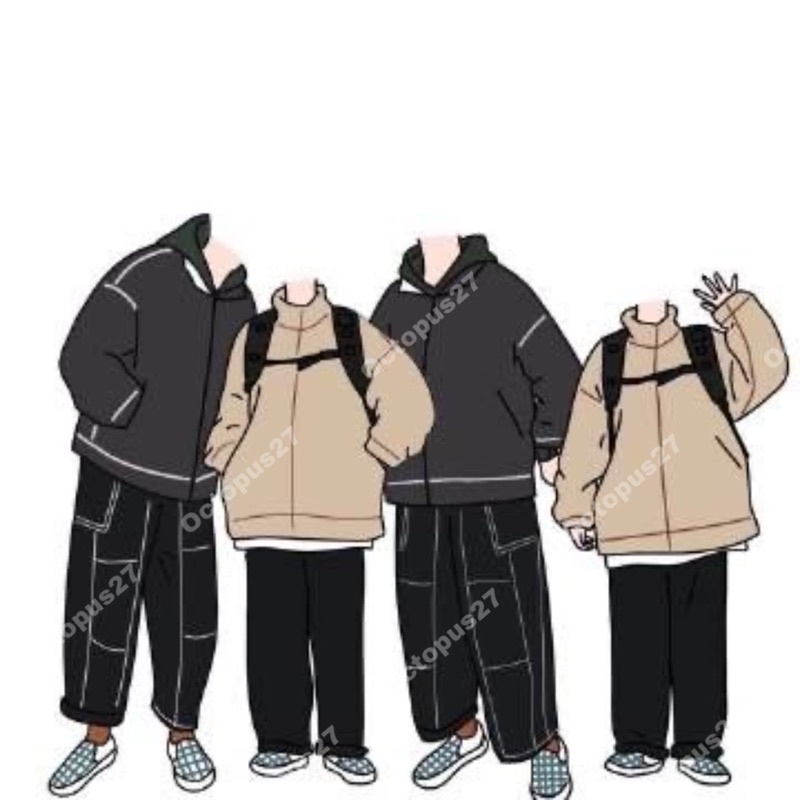 Set Tranh Kính Chibi Dành Cho Các Cặp Đôi Hoặc Gia Đình, Người Thân