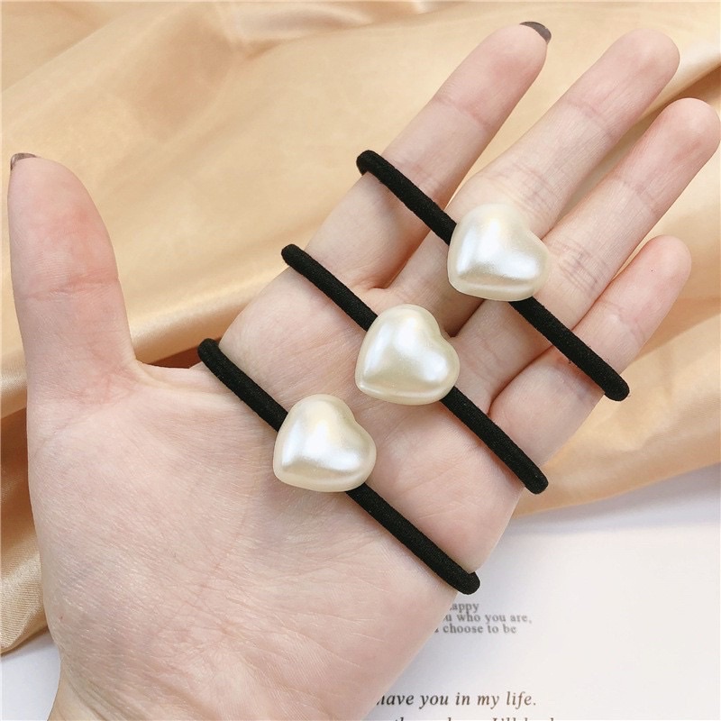 Dây thun cột tóc dễ thương vintage cherry hình cô gái TÍM STORE phụ kiện chun buộc tóc phong cách hàn quốc