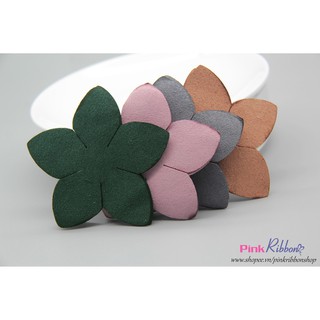 PINKA - Cánh hoa da lộn 7cm dùng làm hoa trang trí may mặc, hoa cài áo, hoa phụ liệu may mặc, phụ kiện tóc