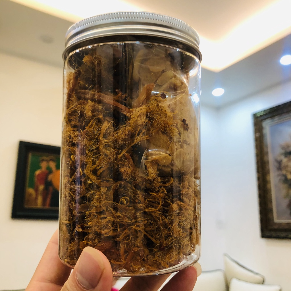 Khô Heo Cháy Tỏi 200g/hộp chuẩn vị ngon - Tinh Hoa Ẩm Thực Việt - Đồ ăn vặt ngon bổ rẻ Mr Benz | BigBuy360 - bigbuy360.vn