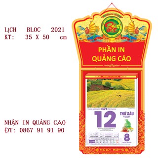 Lịch Bloc 2023 Cỡ Siêu Đại Đặc Biệt Thiên Nhiên Tươi Đẹp.