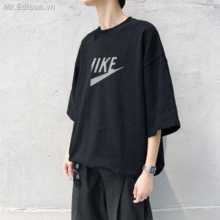 Áo Thun Tay Ngắn In Chữ Thời Trang Hàn Quốc