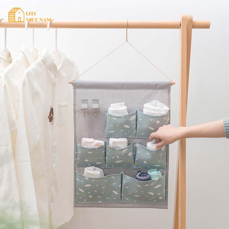 Túi treo tường đựng đồ đa năng Canvas - Decor trang trí nhà cửa
