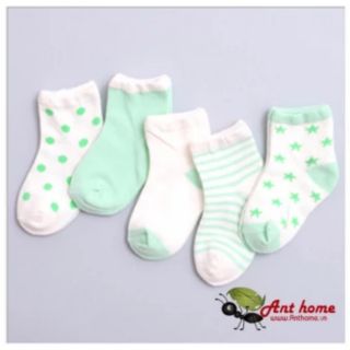 Set 5 đôi vớ chân cho bé