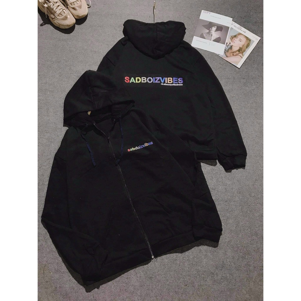 Áo Khoác Nỉ Hoodie Sadboizz Nam Nữ Ulzzang Unisex