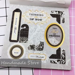 Paper Pack 8*8 MS4 - Vật liệu làm Scrapbook