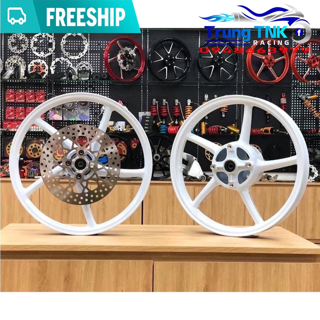 Mâm X1R 5 cây Winer v1, V2 , size mâm 1.6 1.85 “ kèm đĩa trước “