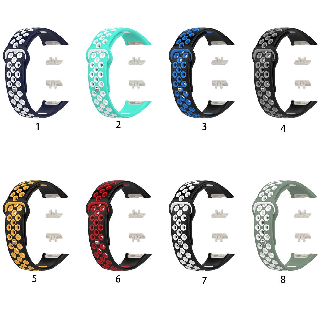 Dây đeo silicone mềm cho đồng hồ thông minh Huawei band 6 pro Honor Band 6 7