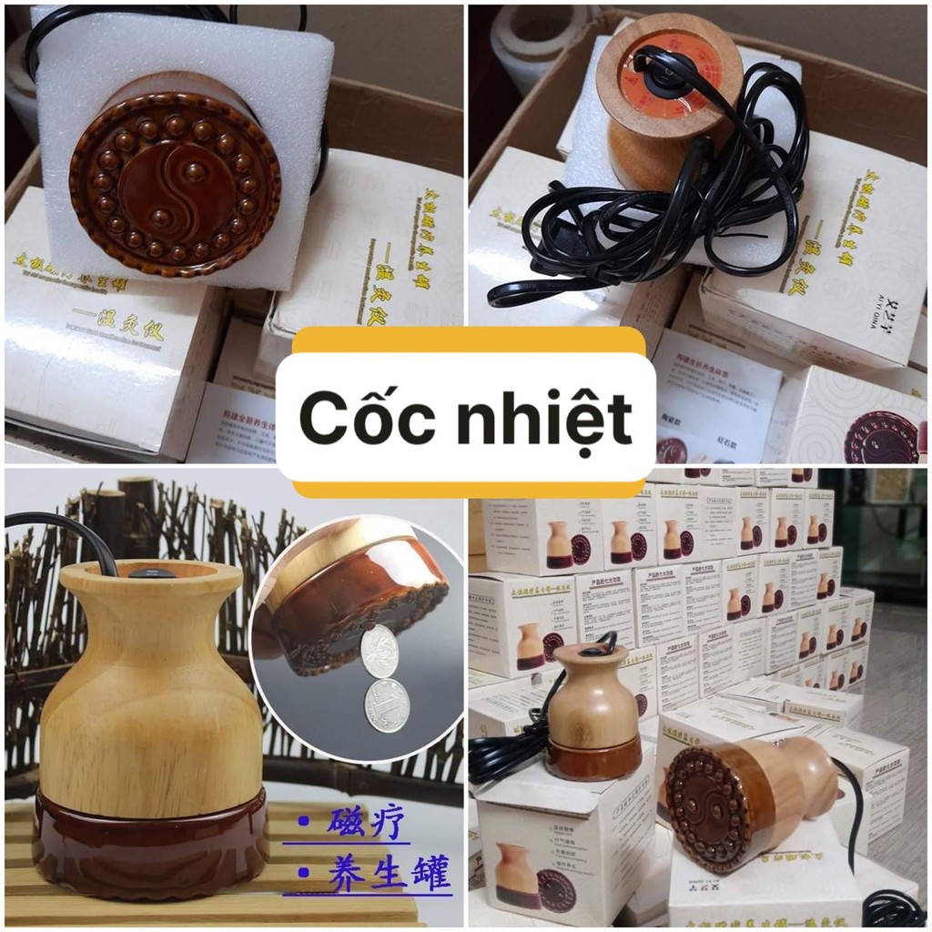 Cốc Nhiệt Trị Liệu, Cốc Đá Nóng Massage Body Đả Thông Kinh Lạc