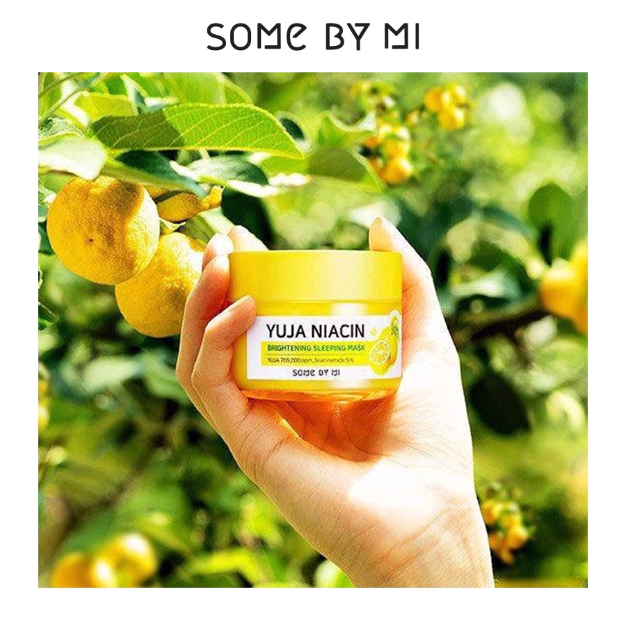 Mặt Nạ Ngủ Dưỡng Trắng Da SomeByMi Yuja Niacin 30 Days Miracle Brightening Sleeping Mask 60g