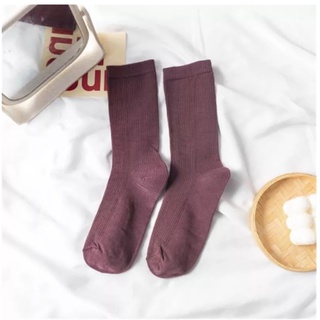 [SOCK Corner] Tất/Vớ Trơn Cổ Cao Đủ Màu