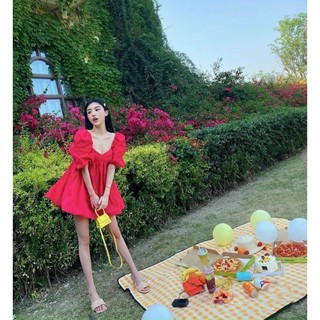 Đầm babydoll tay phồng big size