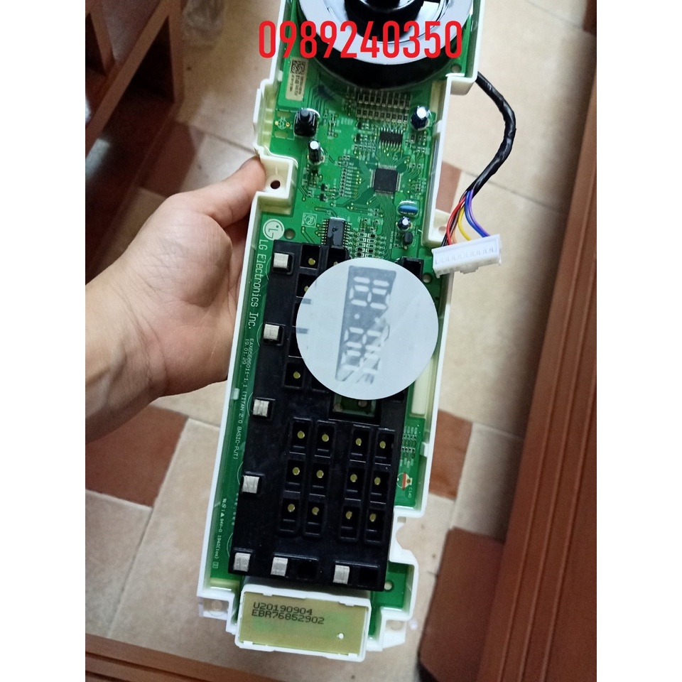 Bo mạch hiển thị máy giặt LG FC 1475N4W cửa trước