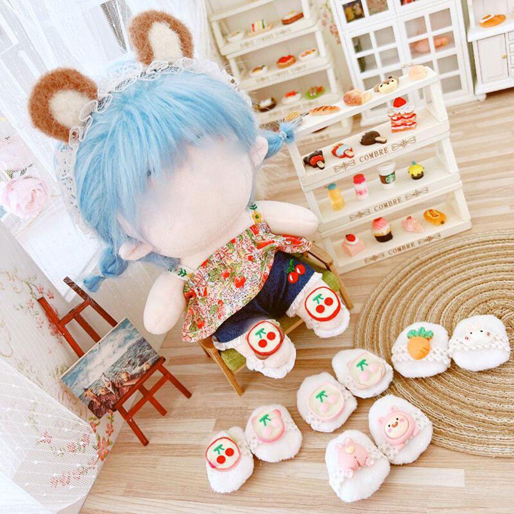 SUSANS Mini Doll Clothes Replaceable Doll Dress up Plush Shoes Accessories Cute DIY Children's Gifts For 20cm Dollhouse Supplies Shorts