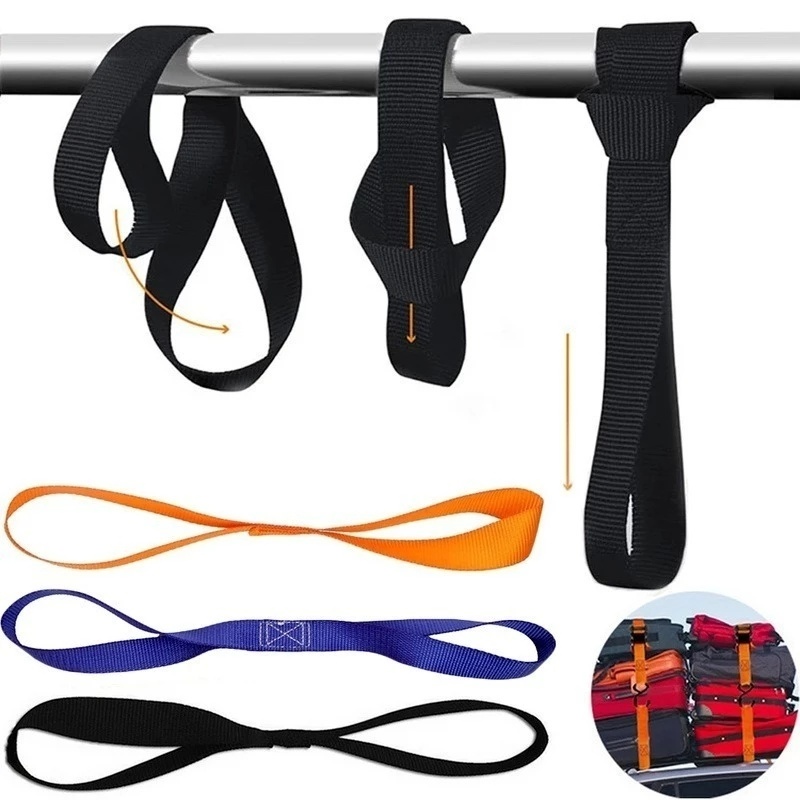 [Bán Chạy] Dây Đai Nylon Đóng Gói Chất Lượng Cao / Dây Móc Đa Năng Nhỏ Gọn Cho Xe Hơi / Xe Máy / Cắm Trại