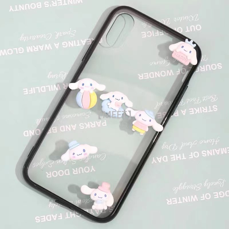 Túi 1 Cái / Túi Nhựa Resin Hình Chú Chó Tai To DIY Làm Trang Sức Thủ Công