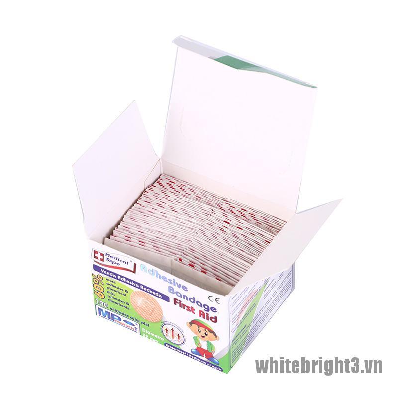 Hộp 100 Băng Keo Cá Nhân Giữ Máu Hỗ Trợ Sức Khỏe