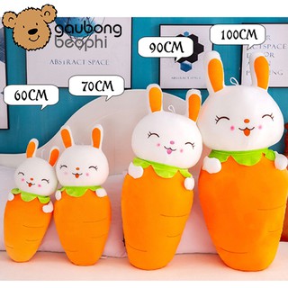 Thú Bông Thỏ Cà Rốt Cao Cấp Gấu Bông Béo Phì