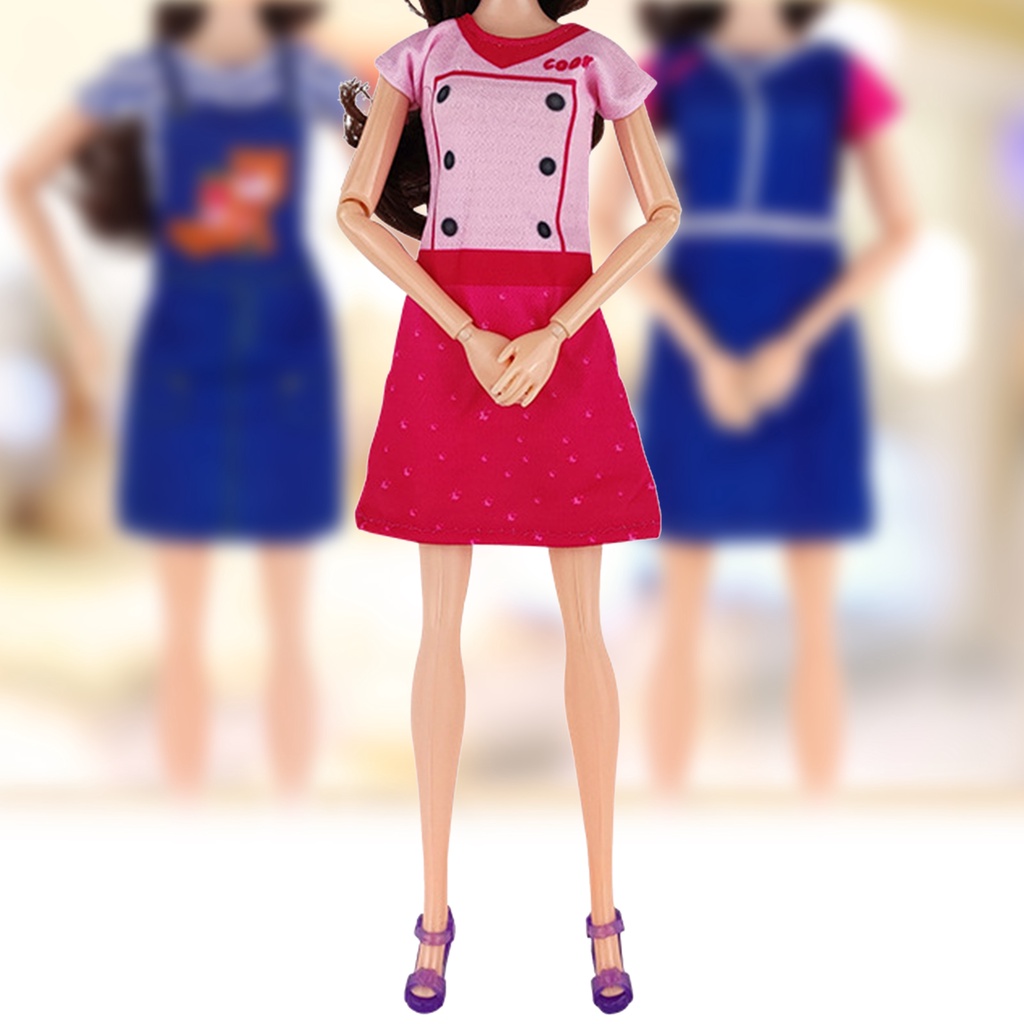 Bộ Đồng Phục Xinh Xắn Cho Búp Bê