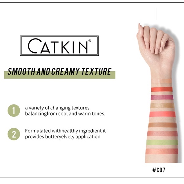 Bảng phấn mắt CATKIN 9 màu 14.4g chuyên dụng cho nhiều phong cách trang điểm | BigBuy360 - bigbuy360.vn