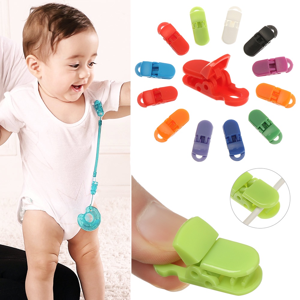 Set 10 Kẹp Giữ Lều Bằng Nhựa Nhiều Màu Sắc Tiện Dụng