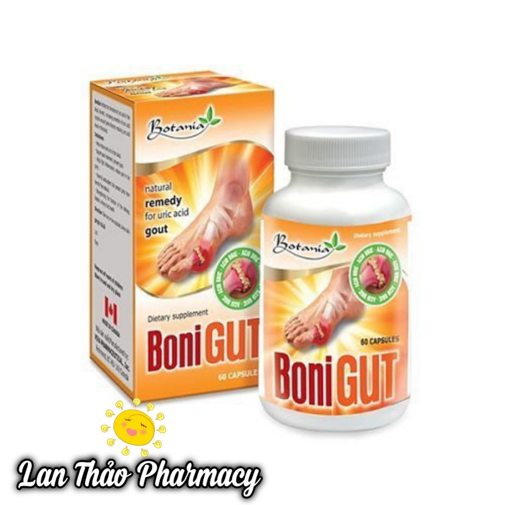 [chính hãng] Bonigut hộp 60 viên hỗ trợ bệnh nhân bị gut hiệu quả